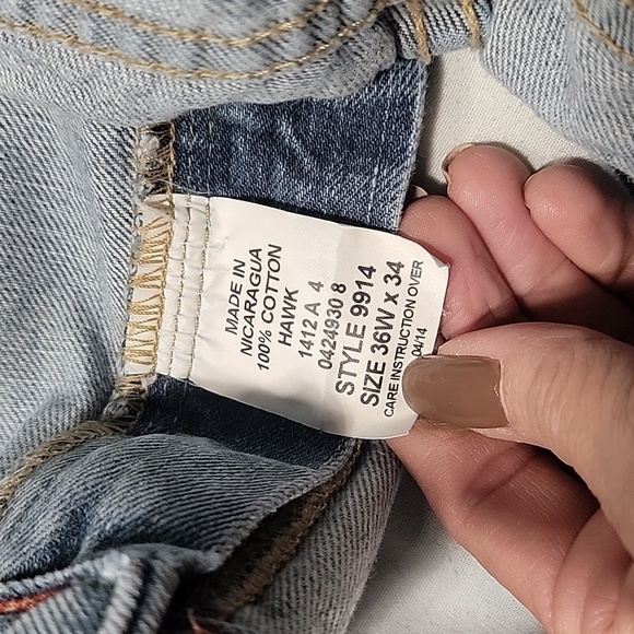 BLOWOUT SALE!  Red Camel Jeans "Hawk" Size 36 x 34.  Used Condition - Picture 13 of 13